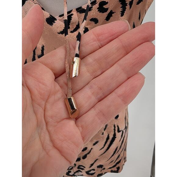 Y2K Paige‎ Cicely Silk Leopard Mobwife Maximalist Glam Fairy Grunge Camisole XS - Picture 10 of 14